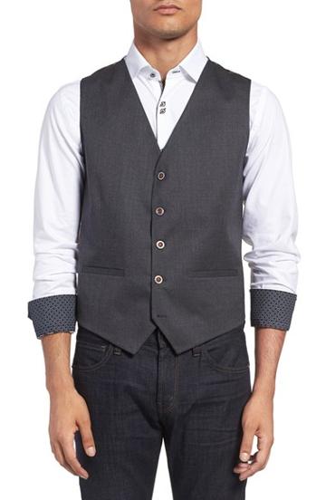 Men's Stone Rose Wool Vest