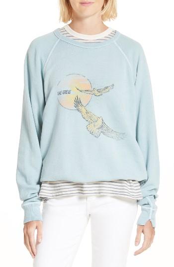 Women's The Great. The College Sweatshirt - Blue