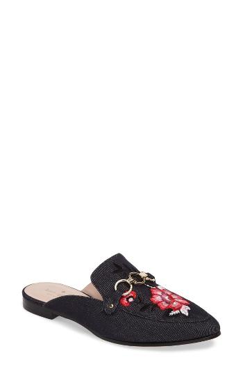 Women's Kate Spade New York Canyon Embroidered Loafer Mule M - Blue