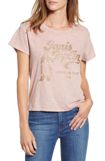 Women's Lucky Brand Janis Joplin Tee - Pink