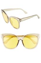 Women's Bp. Clear Sunglasses - Yellow