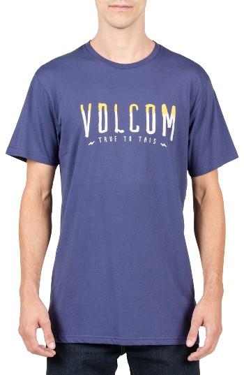 Men's Volcom T-mark Logo T-shirt - Blue