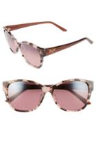 Women's Maui Jim Summer Time 54mm Polarizedplus2 Cat Eye Sunglasses - Pink Tokyo Tortoise/ Rose