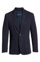 Men's Zachary Prell Granite Regular Fit Knit Sport Coat - Blue