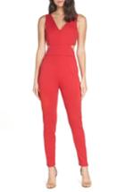 Women's Faiche By J Cutout Jumpsuit - Red