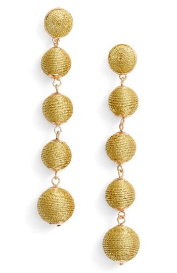 Women's Baublebar Metallic Crispin Ball Statement Earrings