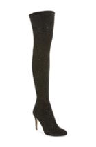 Women's Jimmy Choo Toni Studded Over The Knee Boot Us / 39eu - Black