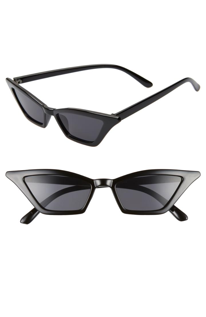 Women's Shady Lady 54mm Geometric Sunglasses - Black/ Black