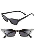 Women's Shady Lady 54mm Geometric Sunglasses - Black/ Black