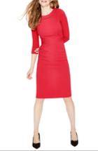 Women's Boden Mia Ottoman Dress - Pink