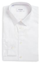Men's Eton Super Slim Fit Twill Dress Shirt - White