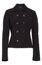 Women's St. John Collection Bella Double Weave Jacket - Black