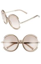 Women's Chloe Jayme 58mm Round Sunglasses -