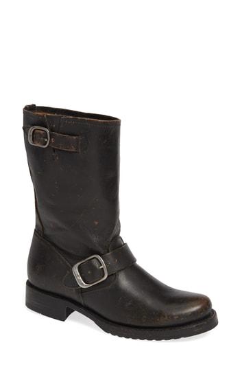 Women's Frye 'veronica' Short Boot M - Black