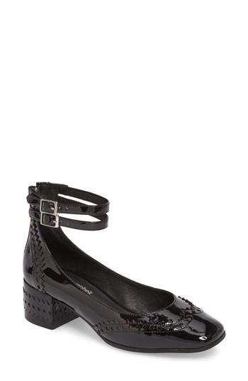 Women's Jeffrey Campbell Dumast Wingtip Ankle Strap Pump