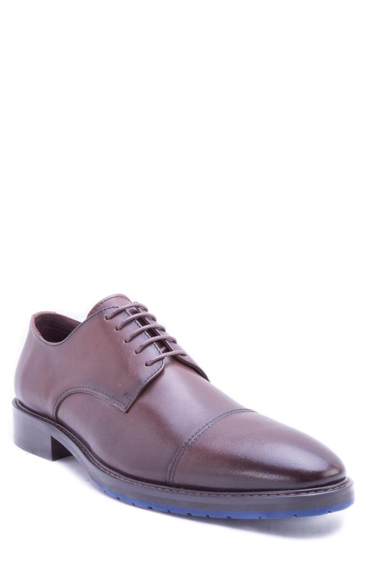 Men's Zanzara Welti Cap Toe Derby .5 M - Brown