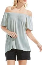 Women's Vince Camuto Off The Shoulder Top - Grey