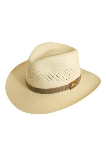 Men's Tommy Bahama Safari Panama Straw Fedora /x-large - Beige