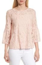 Women's Chelsea28 Bell Sleeve Lace Top, Size - Pink