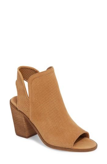 Women's Steve Madden Maxine Perforated Bootie M - Brown