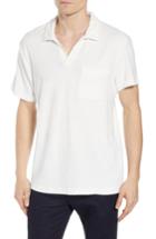Men's French Connection Towel Whip Polo - White