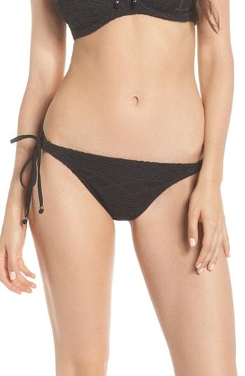 Women's Freya 'sundance Rio' Tie Sides Bikini Bottoms - Black
