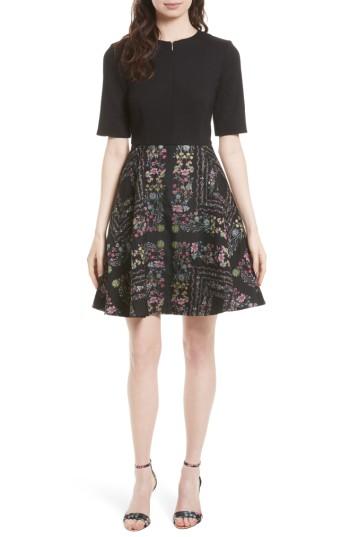 Women's Ted Baker London Mooris Unity Floral Jacquard Dress