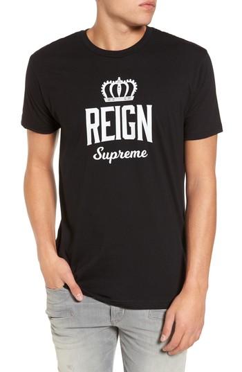 Men's Kid Dangerous Reign Supreme Graphic T-shirt, Size - Black