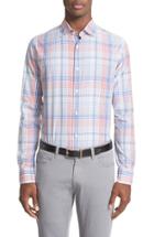 Men's Paul & Shark Regular Fit Plaid Sport Shirt - Beige