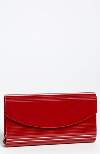 Sondra Roberts Resin Clutch Red