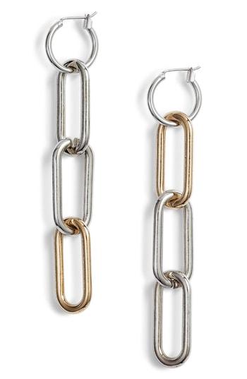 Women's Halogen Chain Link Linear Earrings
