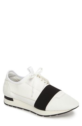 Men's Balenciaga Race Runner Sneaker Us / 46eu - White