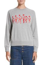 Women's Marc Jacobs Graphic Raglan Sweatshirt - Grey