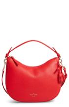 Kate Spade New York Hayes Street Small Aiden Leather Hobo - Red