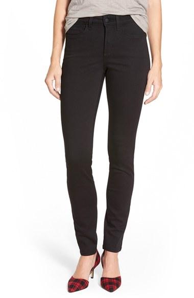 Women's Nydj Ami Stretch Skinny Jeans - Black