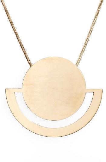 Women's Halogen Horizon Disc Pendant Necklace
