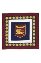 Women's Burberry Archive Print Square Silk Scarf, Size - Burgundy
