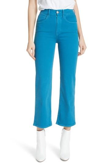 Women's 3x1 Nyc W4 Shelter Wide Leg Crop Jeans - Blue/green