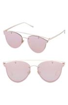 Women's Perverse Mae Cat Eye Sunglasses - Pink/ Pink
