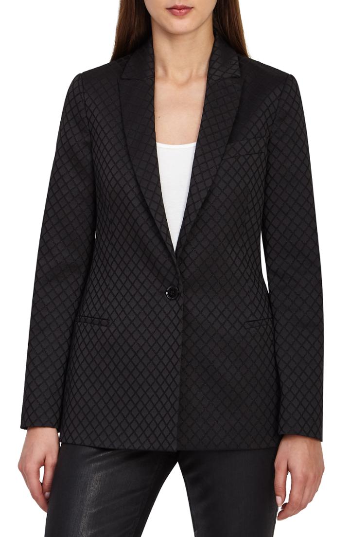Women's Reiss Fortuna Diamond Jacquard Jacket