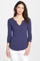 Women's Lamade Split Neck Tee - Blue