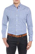 Men's Peter Millar Crown Ease Gran Via Fit Tattersall Check Sport Shirt