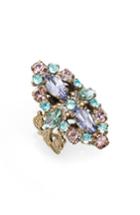 Women's Sorrelli Edelweiss Crystal Cocktail Ring