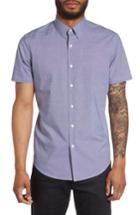 Men's Theory Sylvain Trim Fit Micro Houndstooth Sport Shirt