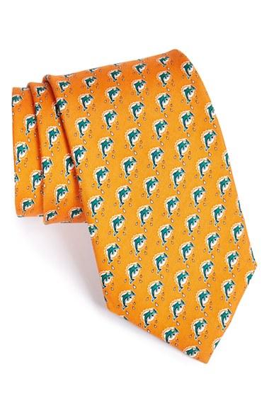 Men's Vineyard Vines Miami Dolphins Print Tie