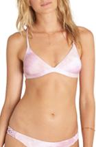 Women's Billabong Today's Vibe Triangle Bikini Top - Pink