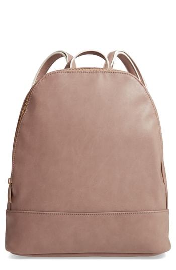 Sole Society Haili Faux Leather Backpack - Brown