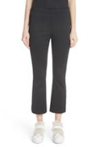 Women's Moncler Velvet Trim Crop Pants Us / 38 It - Black