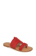 Women's Caslon Mateo Slide Sandal M - Red
