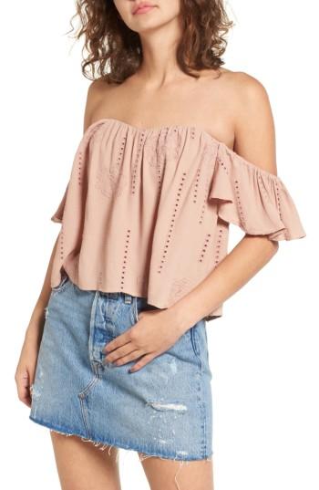 Women's Astr The Label Amara Blouse - Pink